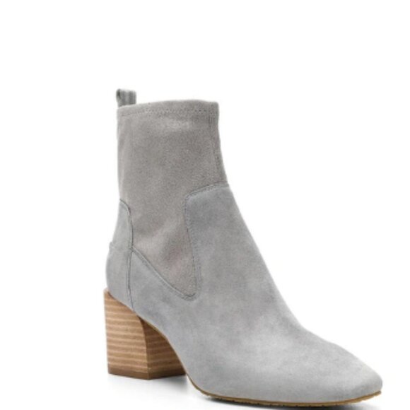 Donald J. Pliner Shoes - NIB! Donald Pliner Abbie kid suede booties, stone, size 7.5